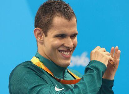 Nadador brasileiro ficou com a medalha de bronze na modalidade dos 400m livre-S11 da natação.