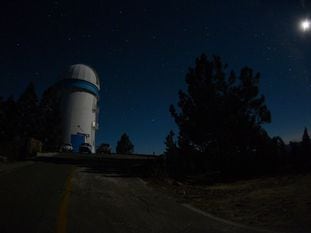 O observatório astronômico de San Pedro Mártir, na região da Baixa Califórnia, no México