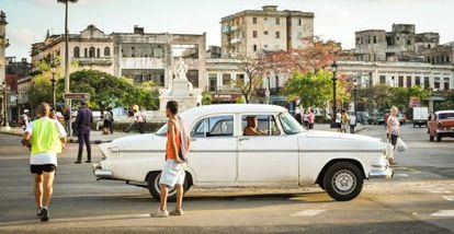 Uma rua de Havana. 