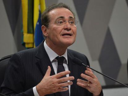 O presidente do Senado, Renan Calheiros.