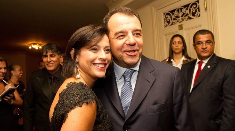 Adriana Ancelmo e Sergio Cabral, em 2011, alvos da Lava Jato.