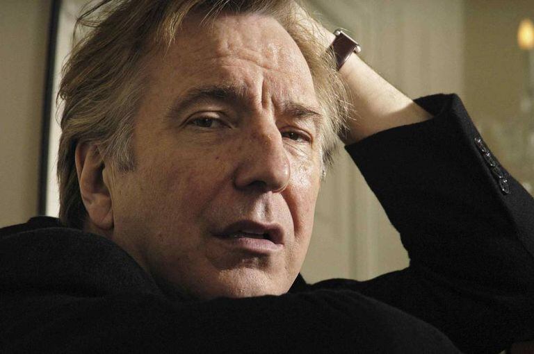 O ator britânico Alan Rickman.