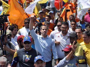 O líder da oposição da Venezuela, Juan Guaidó.