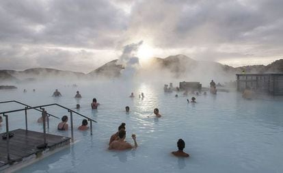 A Blue Lagoon da Islândia, um dos lugares mais visitados pelos turistas