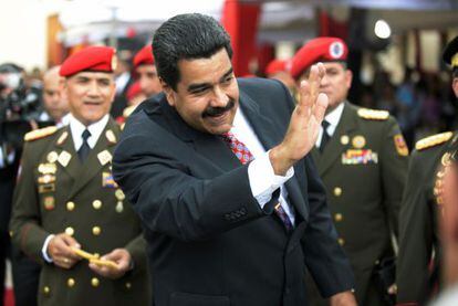 Nicolás Maduro, em um evento com militares.