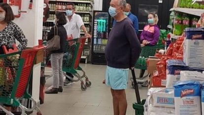 A foto do presidente português no supermercado que surpreende mais o resto do mundo que Portugal 