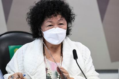 A médica oncologista Nise Yamaguchi, que foi ouvida pela CPI da pandemia nesta terça-feira.