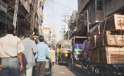Uma rua de Patna (Bihar, Índia), onde cresce a incidência do rapto de homens.