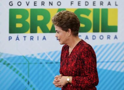 Dilma Rousseff no Planalto. 