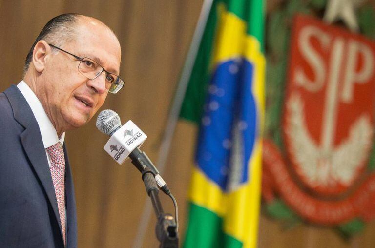 Alckmin durante evento em São Paulo