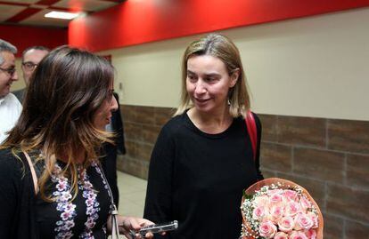 A chefa da diplomacia da União Europeia (UE), Federica Mogherini, chega hoje a Havana.