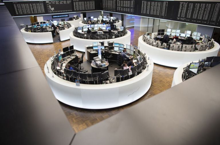 Vista geral da Bolsa de Frankfurt (Alemanha).