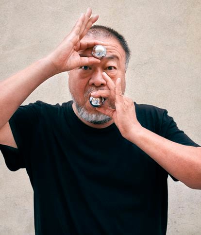 O artista Ai Weiwei, em Lisboa.