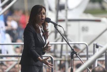 Cristina Fernández de Kirchner, após seu depoimento.