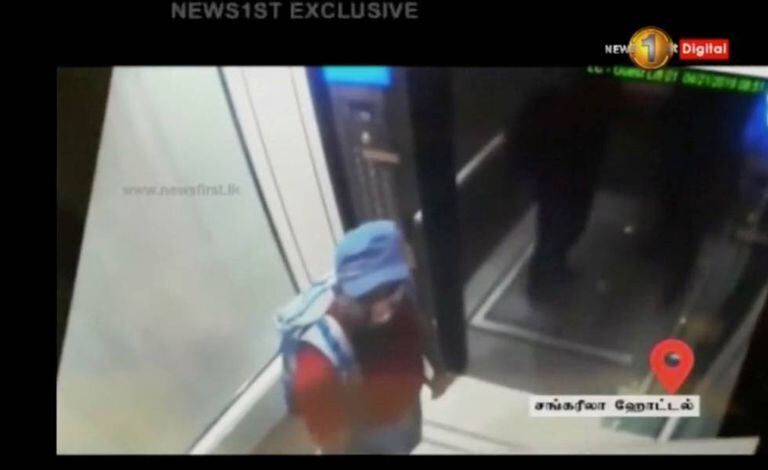 Imagem de um dos terroristas em Colombo.