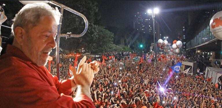 Lula na av. Paulista.