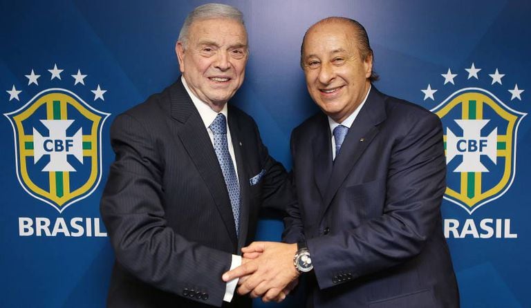 Marin e Del Nero, cartolas da CBF indiciados por corrupção.