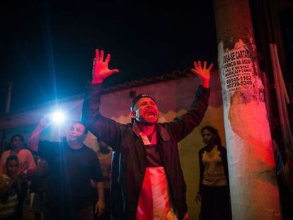 Protesto em Itu contra a falta de água em outubro.