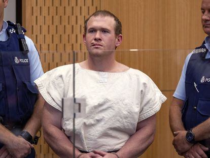 Brenton Tarrant, o acusado de matar mais de 50 pessoas em duas mesquitas de Christchurch, Nova Zelândia, em março passado.