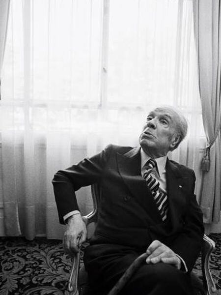 Jorge Luis Borges em foto de 1979, em Paris.