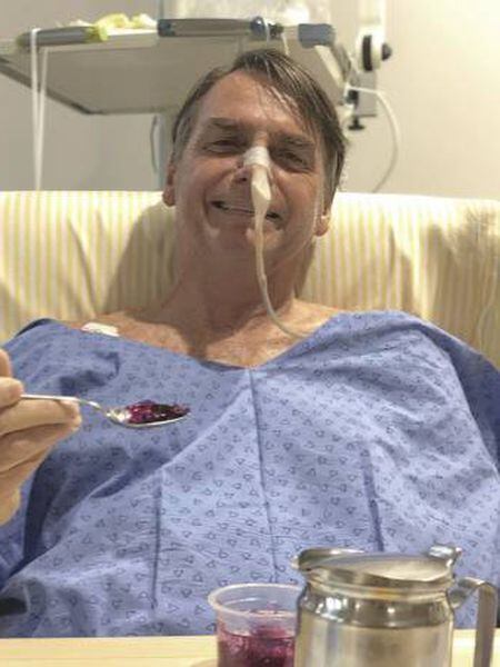 Bolsonaro, em foto publicada por ele nas redes sociais no dia 8 de fevereiro.