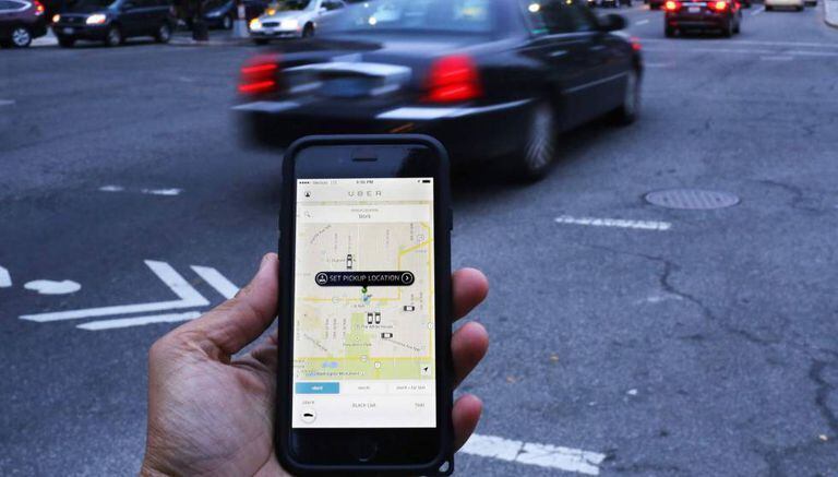 App do Uber.