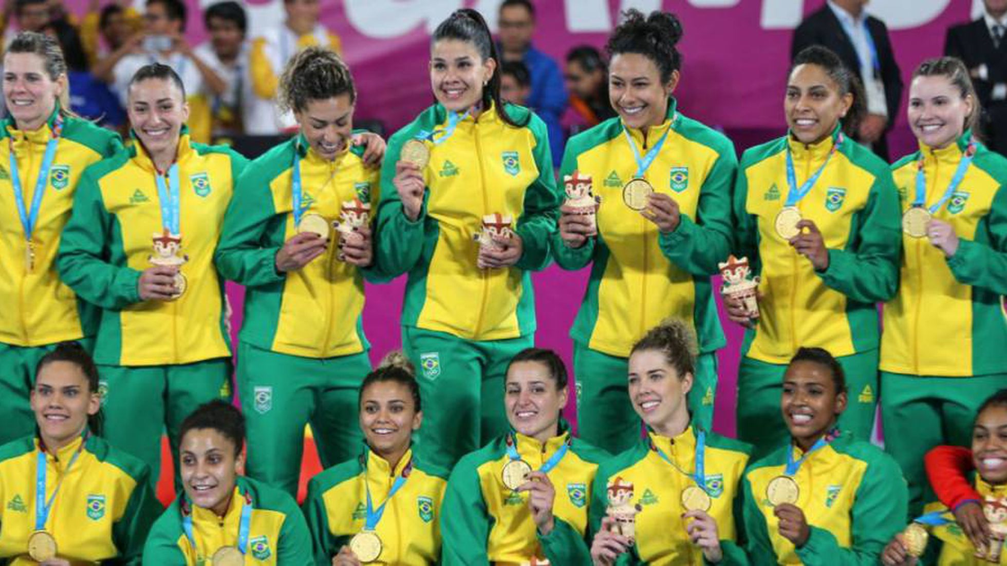 Chamada da FINAL DO FUTEBOL FEMININO nos JOGOS PAN-AMERICANOS RIO