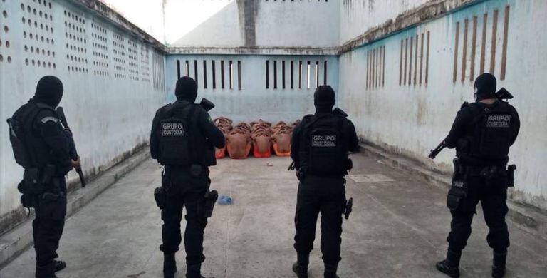 Uma das unidades do CPPL (Casa de Privação Provisória de Liberdade), em Fortaleza.