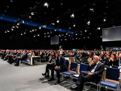 Participantes da cúpula do clima realizada há um ano em Katowice (Polônia), a COP24.