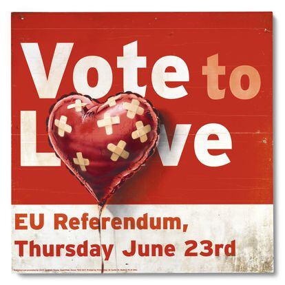 'Vote to Love', de Banksy