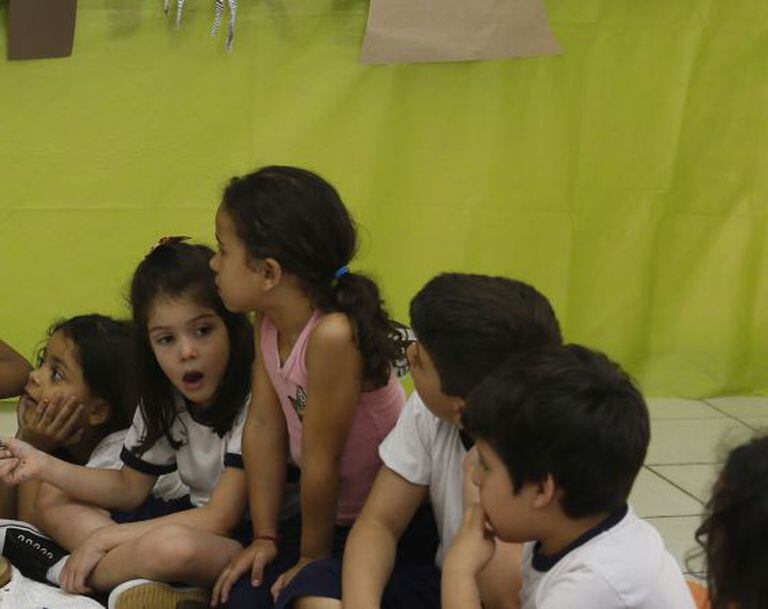 Crianças em uma escola municipal de São Paulo.
