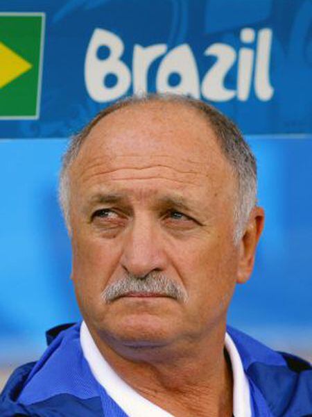 Felipão, na semifinal Brasil e Alemanha.