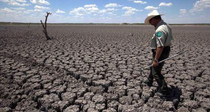 San Angelo (Texas), durante a seca de 2011.