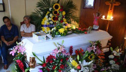 Funeral de Génesis Deyanira Urrutia.