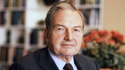 David Rockefeller, em uma foto de 1981