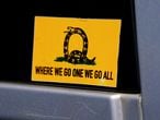 FILE PHOTO: A sticker that references the QAnon slogan is seen on a truck that participated in a caravan convoy in Adairsville, Georgia, U.S. September 5, 2020.    REUTERS/Elijah Nouvelage/File Photo