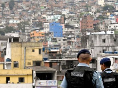 Policiais da UPP da Rocinha.