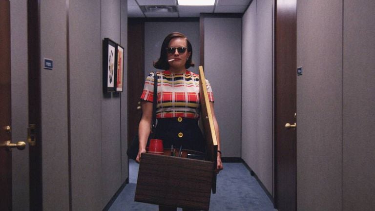 Peggy Olson, em 'Mad Men'.