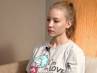 Najila Trindade em entrevista ao SBT.