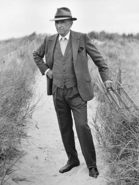 Gay Talese, fotografado em Ocean City (Nova Jersey).