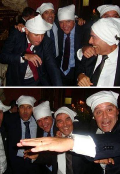 Foto divulgada no Blog do Garotinho, em 2012, mostra o empresário Cavendish e ex-secretários de Cabral em Paris.