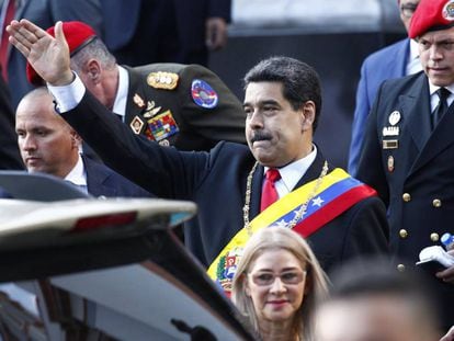 Nicolás Maduro, durante um ato protocolar