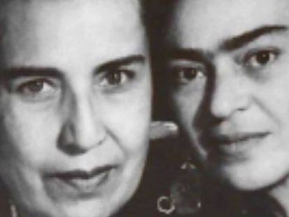 Lupe Marín (à esq.) e Frida Kahlo.