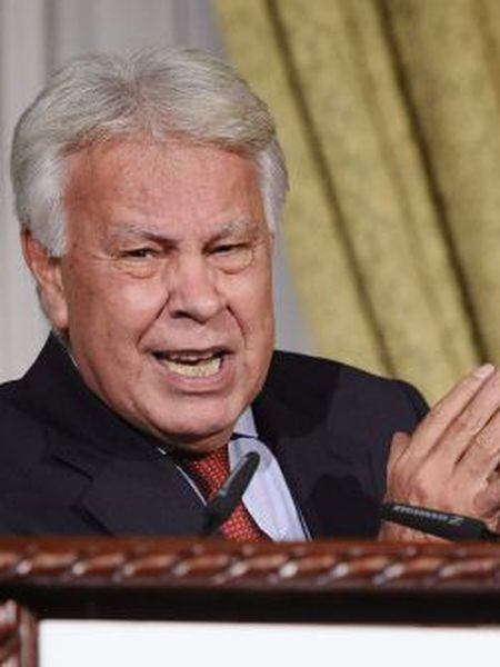 O ex-chefe do Governo espanhol Felipe González em janeiro.