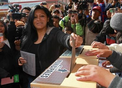 Soledad Chapetón, a prefeita de El Alto.