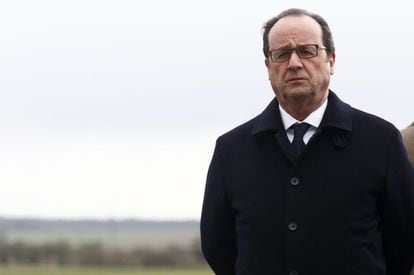 O presidente franc&ecirc;s Fran&ccedil;ois Hollande, no &uacute;ltimo dia 3.