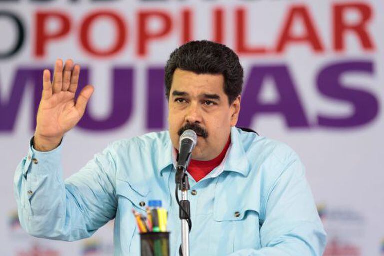 Nicolás Maduro, em um ato no último dia 15.