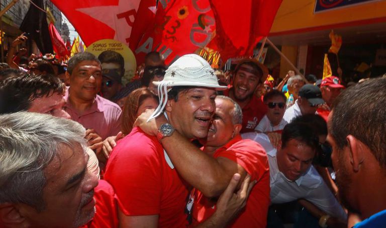 Haddad, em visita ao Recife no último sábado.
