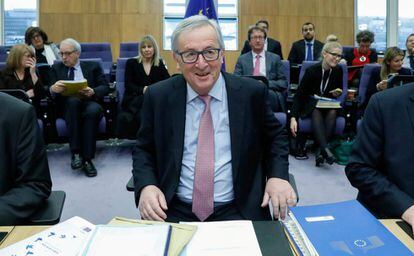 O presidente da Comissão Europeia, Jean-Claude Juncker, em Bruxelas na quarta-feira.