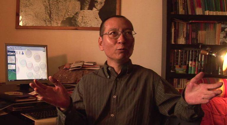 Liu Xiaobo, durante uma entrevista em Pequim, dois dias antes de sua prisão, em dezembro de 2008.
